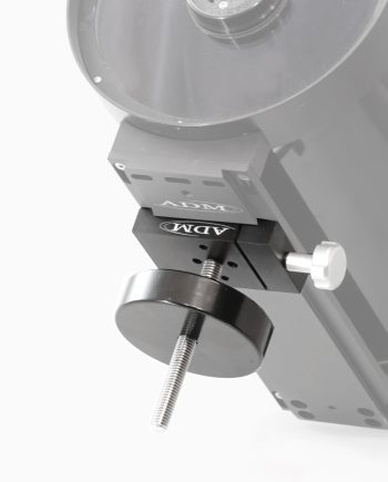 ADM Accessories | D Series | Dovetail Counterweight | DCW | DCW- D Series Counterweight with 5″ Threaded Rod - Installed | Image 2