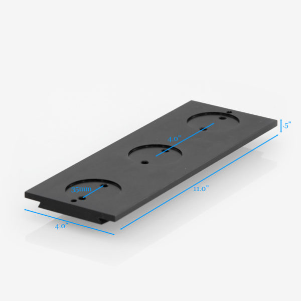 ADM Accessories | D Series | Universal Dovetail Bar | DUP11T | DUP11T- D Series Universal Dovetail Bar. 11″ Long, Takahashi | Image 3