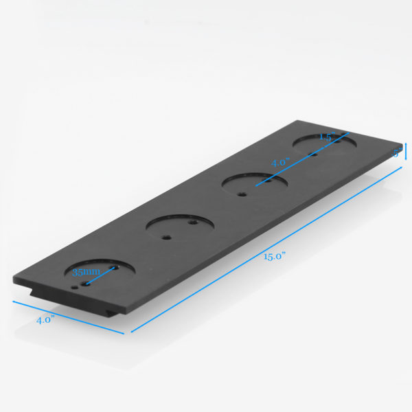 ADM Accessories | D Series | Universal Dovetail Bar | DUP15T | DUP15T- D Series Universal Dovetail Bar. 15″ Long, Takahashi | Image 3