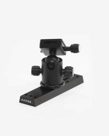 ADM Accessories | V Series | Dovetail Camera Mount | VDUP-BCM | VDUP-BCM- V Series Universal Dovetail Ballhead Camera Mount - Installed | Image 1