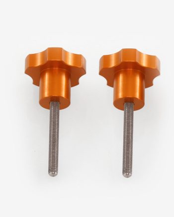 ADM Accessories | Miscellaneous | Thumb Screws - Hand Knobs | CGEM-AZ | Celestron CGEM Azimuth Adjustment Knobs - Orange | Image 1