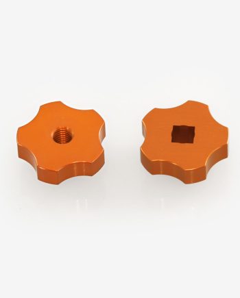 ADM Accessories | Miscellaneous | Thumb Screws - Hand Knobs | CGEM-SB | Celestron CGEM Spreader Bar Knobs - Orange | Image 1