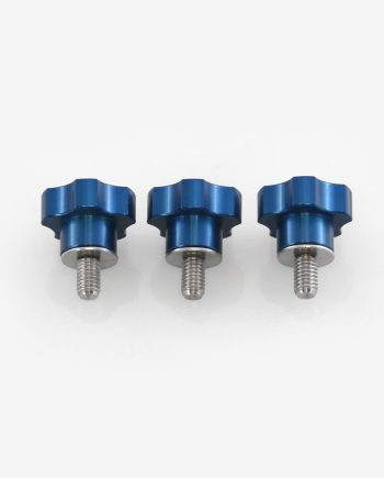 ADM Accessories | Miscellaneous | Thumb Screws - Hand Knobs | TKS-BL | Tripod Knob Sets - Blue | Image 1